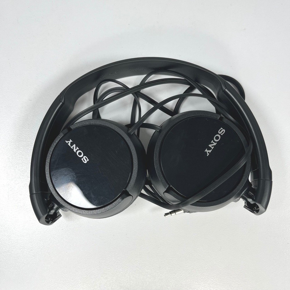 Sony MDR-ZX110 Wired On-Ear Headphones Black Foldable MDRZX110/B‎